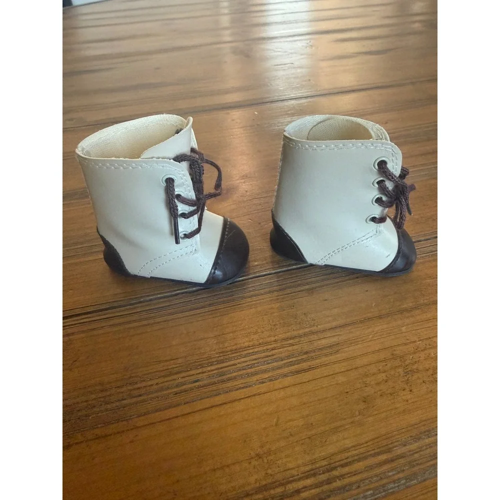 American Girl Kirsten Two-Tone Work Boots Pleasant Company 90's EUC